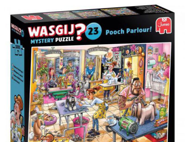 WASGIJ? 1000 PCS MYSTERY 23 POOCH PARLOUR!
