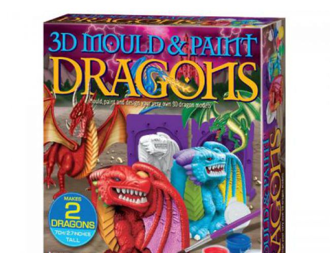 3D MOULD & PAINT - DRAGONS