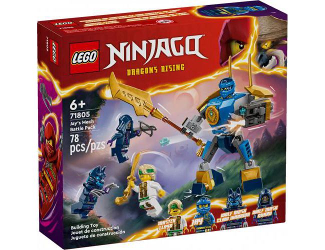 LEGO® 71805 NINJAGO® Jay's Mech Battle Pack Ninja Toy