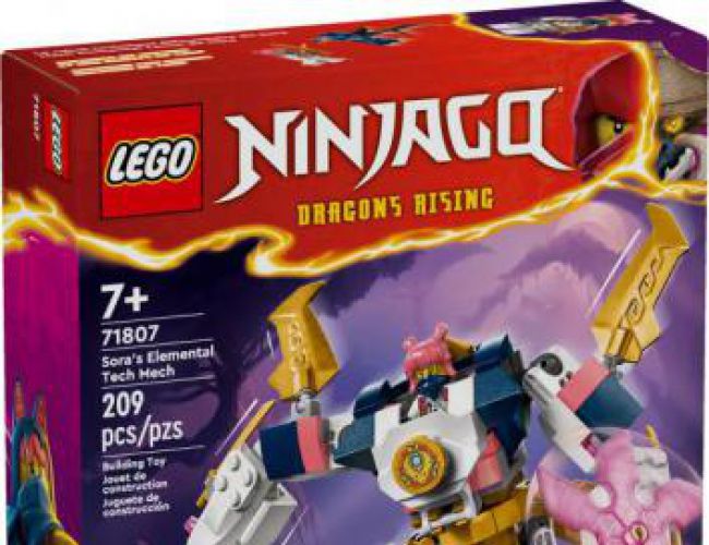 LEGO® 71807 NINJAGO® Sora's Elemental Tech Mech Toy