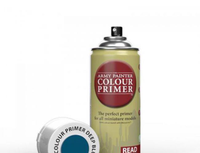 ARMY PAINTER PRIMER SPRAY: DEEP BLUE