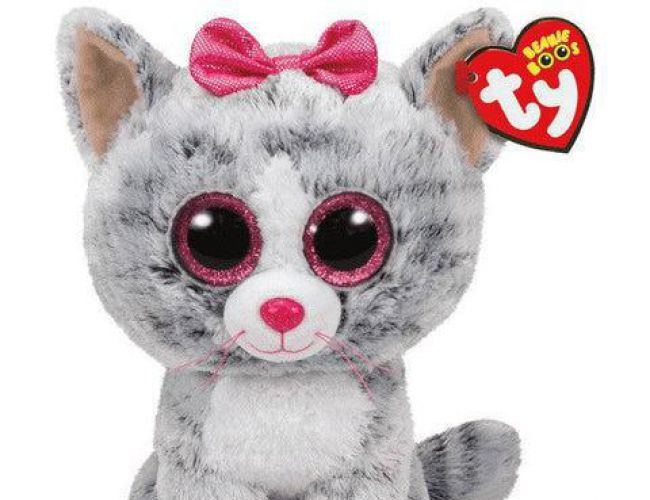 TY BEANIE BOOS MEDIUM - KIKI CAT