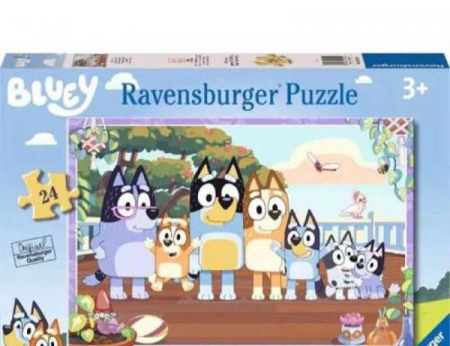 RAVENSBURGER 24 PCS GIANT FLOOR PUZZLE BLUEY