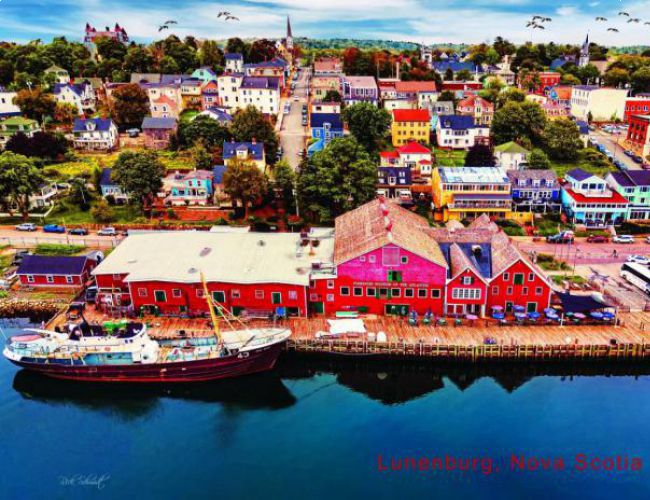 CANADIAN PHOTOGRAPHY 1000PC PUZZLE - LUNENBURG WATERFRONT