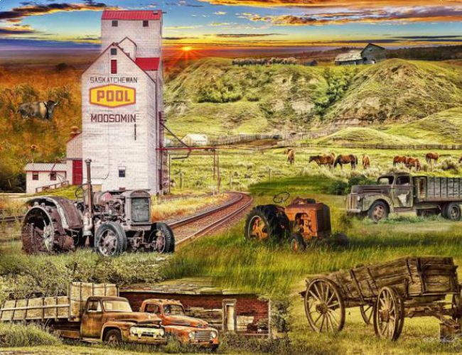 CANADIAN PHOTOGRAPHY 1000PC PUZZLE - PRAIRIE SUNSET