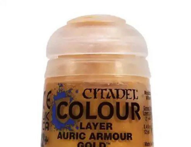 CITADEL LAYER (12ML) - AURIC ARMOUR GOLD (MSRP $5.40)
