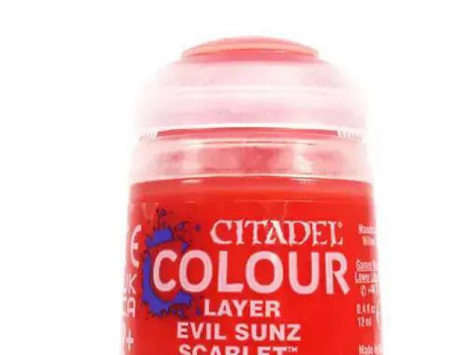 CITADEL LAYER (12ML) - EVIL SUNZ SCARLET (MSRP $5.40)