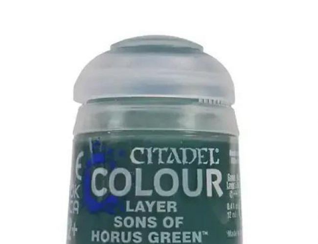 CITADEL LAYER (12ML) - SONS OF HORUS GREEN (MSRP $5.40)