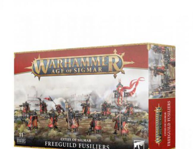 CITIES OF SIGMAR: FREEGUILD FUSILIERS  (MSRP $70)