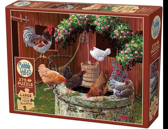 COBBLE HILL 275 PCS EASY HANDLING THE CHICKENS ARE WELL