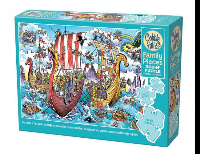 COBBLE HILL 350 PCS FAMILY PUZZLE VIKING VOYAGE
