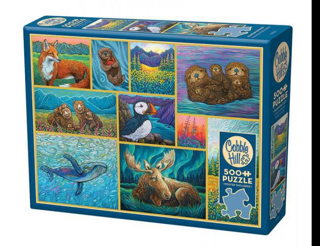 COBBLE HILL 500 PCS ALASKAN ANIMALS