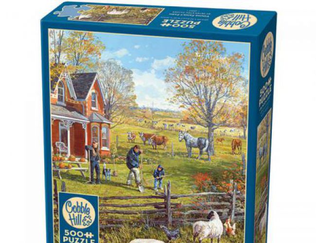 COBBLE HILL 500 PCS YOUNG FAMILY FARM