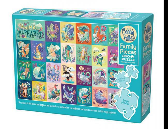 COBBLE HILL 350 PCS FAMILY ANIMAL ALPHABET