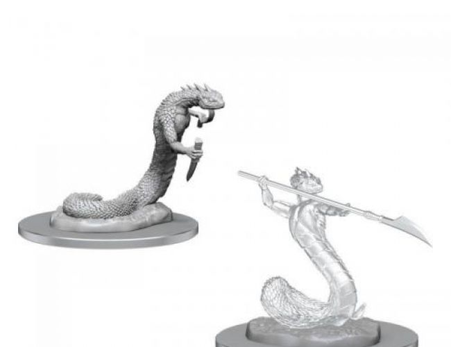 UNPAINTED MINIS - CRITICAL ROLE: SERPENTFOLK & SERPENTFOLK GHOST