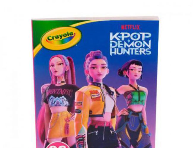 CRAYOLA - COLOURING BOOK: K-POP DEMON HUNTERS (96 PG)