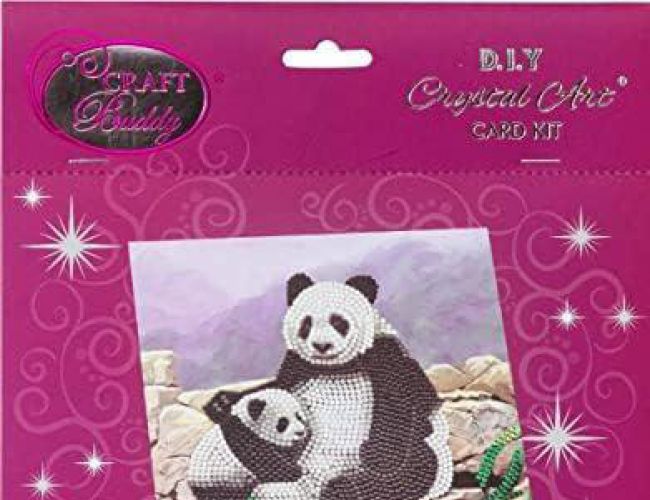 CRYSTAL ART KIT - FRIENDLY PANDA