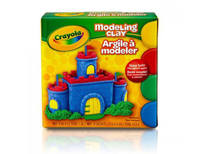 CRAYOLA MODELLING CLAY - 4 COLOURS