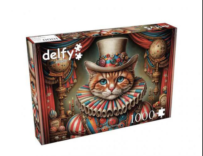 DELFY 1000 PCS CIRCUS PURRFORMER