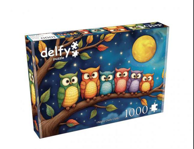 DELFY 1000 PCS NIGHT OWLS CLUB