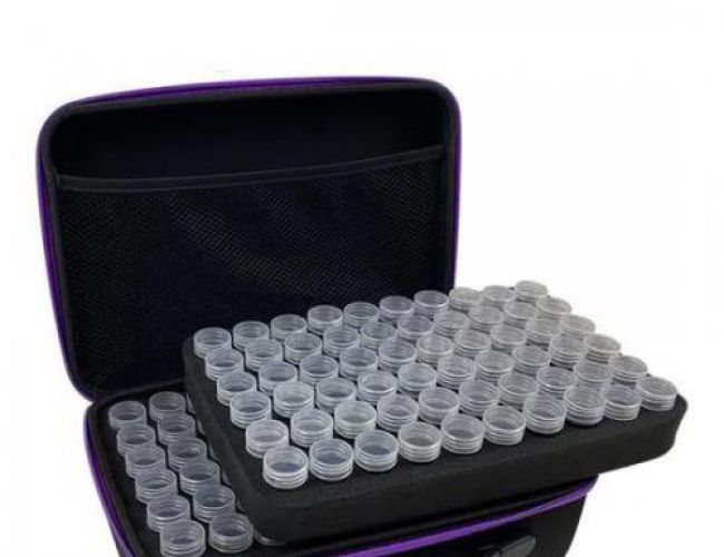 DIAMOND PAINTING STORAGE CASE - 120 BOTTLES