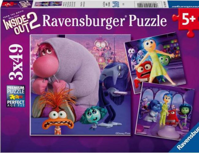 RAVENSBURGER 3x49 PCS DISNEY INSIDE OUT