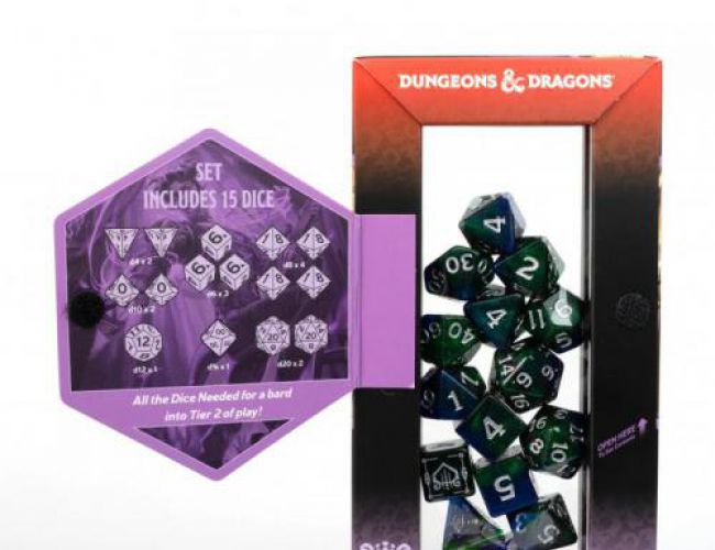 D&D ADVENTURE DICE - BARD (BLUE)
