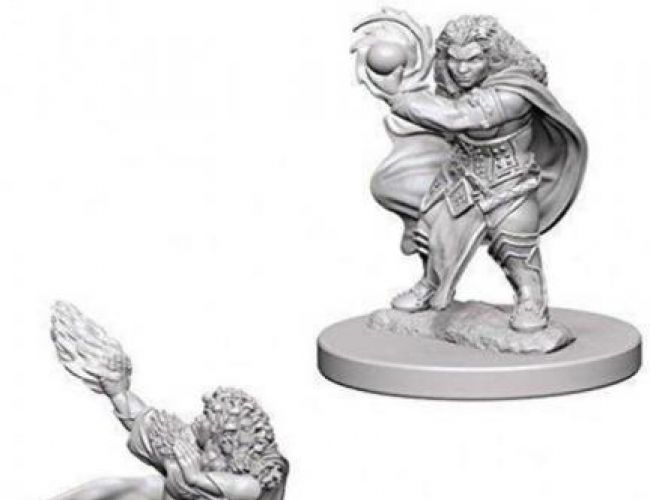 UNPAINTED MINIS: DWARF FEMALE WIZARD