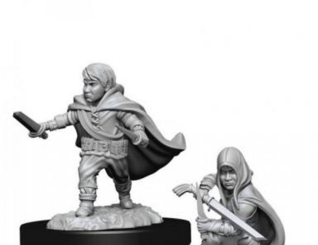 UNPAINTED MINIS: ROGUE HALFLING MALE