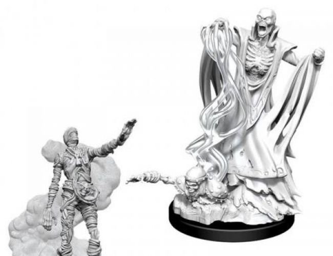UNPAINTED MINIS: LICH & MUMMY LORD