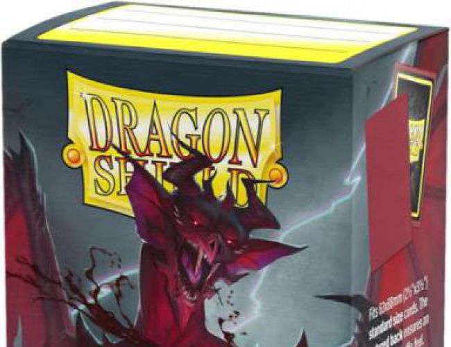 DRAGON SHIELD SLEEVES - BLOOD RED (MATTE)