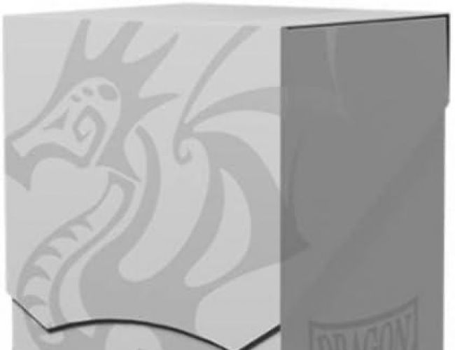 DRAGON SHIELD DECK SHELL - ASHEN WHITE