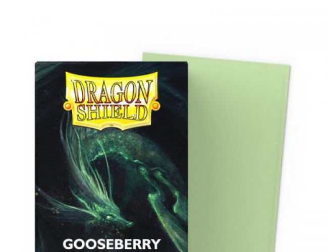 DRAGON SHIELD SLEEVES - GOOSEBERRY (MATTE DUAL)