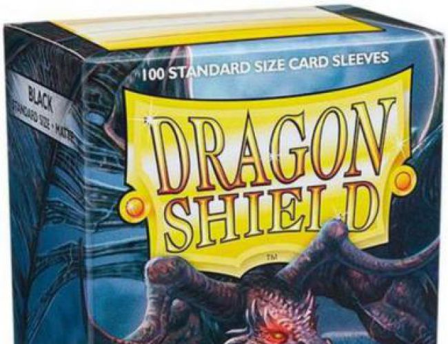 DRAGON SHIELD SLEEVES - BLACK (MATTE)