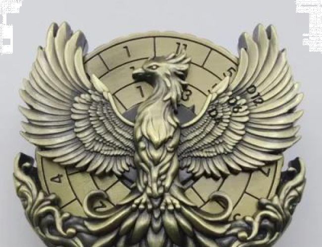 METAL DICE SPINNER - THE PHOENIX GOLD (IN A BOX)