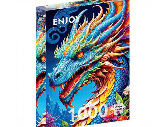 ENJOY 1000 PCS BLUE DRAGON
