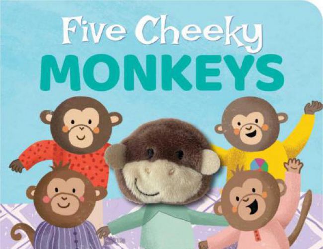 FIVE CHEEKY MONKEYS (PUPPET BOOK)