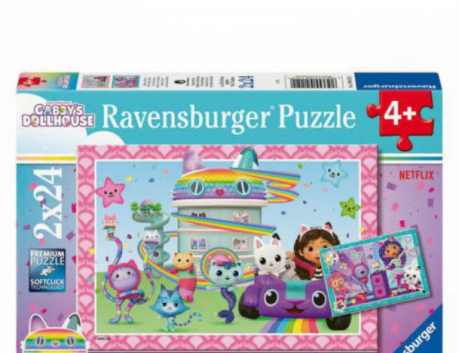 RAVENSBURGER 2x24 PCS GABBY'S DOLLHOUSE