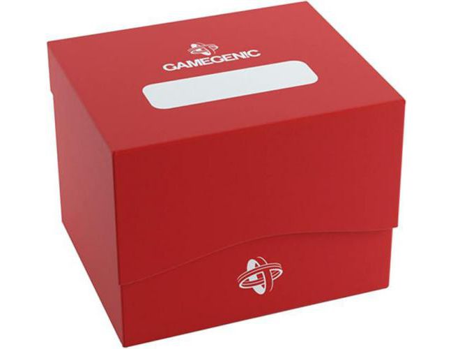 GAMEGENIC DECK BOX: SIDE HOLDER XL (100CT) RED