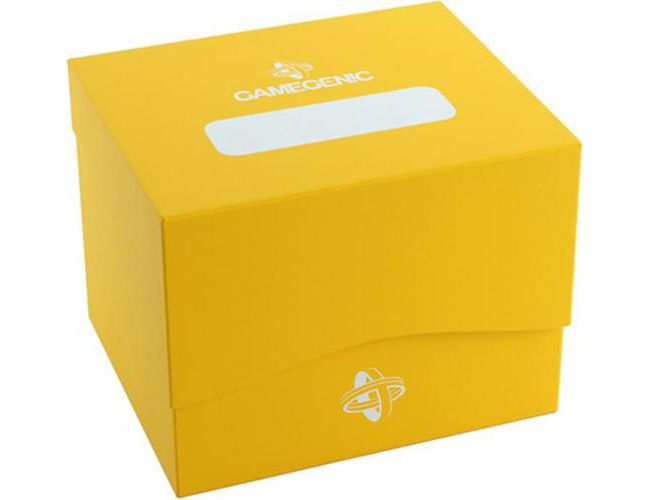 GAMEGENIC DECK BOX: SIDE HOLDER XL (100CT) YELLOW