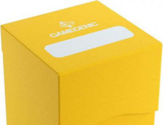 GAMEGENIC DECK HOLDER 100+ YELLOW