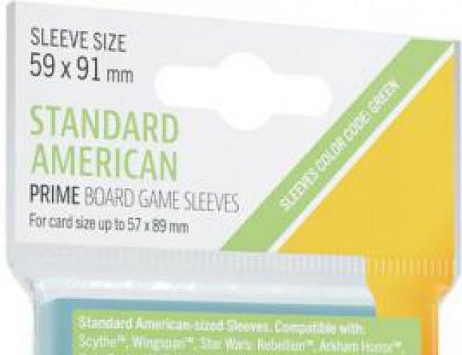 GAMEGENIC PRIME STANDARD AMERICAN-SIZED SLEEVES (59 X 91 MM)