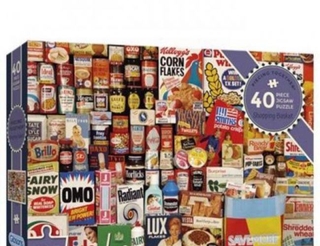 GIBSON'S PUZZLE 40 SHOPPING BASKETS