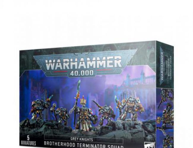 GREY KNIGHTS BROTHERHOOD TERMINATOR SQUAD (MSRP $70)