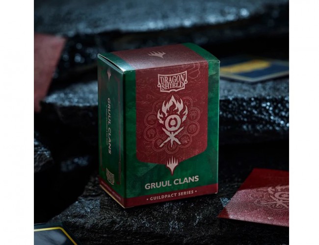 DRAGON SHIELD SLEEVES DUAL MATTE MTG GUILDPACT GRUUL CLANS 100 CT