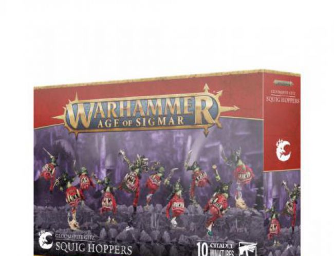 WARHAMMER AOS - GLOOMSPITE GITZ SQUIG HOPPERS (MSRP $70)