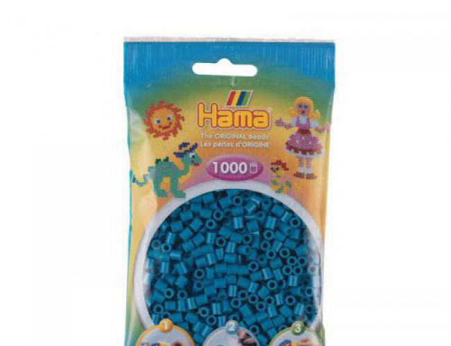 HAMA BEADS - 1000 - PETROL BLUE