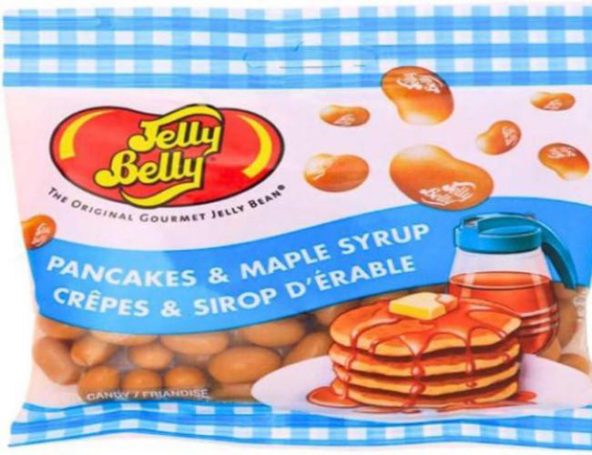 JELLY BELLY PANCAKES & MAPLE SYRUP