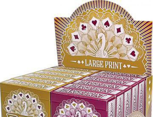 LARGE PRINT PLAYING CARDS