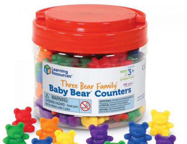 LEARNING RESOURCES - BABY BEAR COUNTERS (102 PIECES)